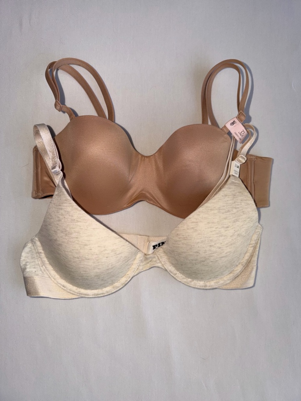 Victoria’s Secret Bra BUNDLE (2) - Beige and Cream